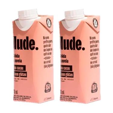 Imagem de Kit 2X: Leite Vegetal de Aveia To Go Sabor Cacau Nude 250ml