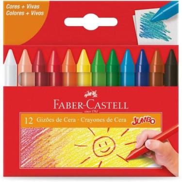 Imagem de Gizão de Cera Faber-Castell - 12 Cores - Faber Castell