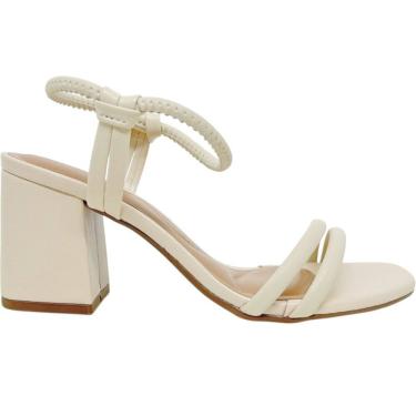 Imagem de Sandalia Feminina Casual Salto Bloco Grosso Conforto Beira Rio 8436.213