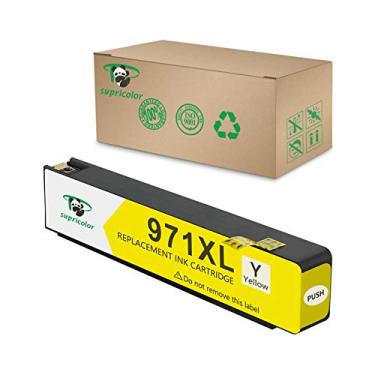 Imagem de Cartucho de tinta amarela Supricolor de reposição 971XL, 971 Y Ink compatível com Officejet Pro X576dw X476dw X476dn X451dn X451dw X551dw Printer