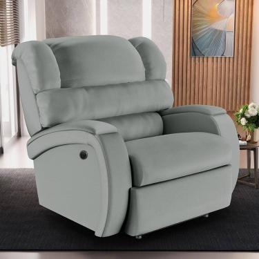 Imagem de Poltrona Do Papai Reclinável Kalie Power Elétrica Fh9 Pu Cinza - Mpozenato