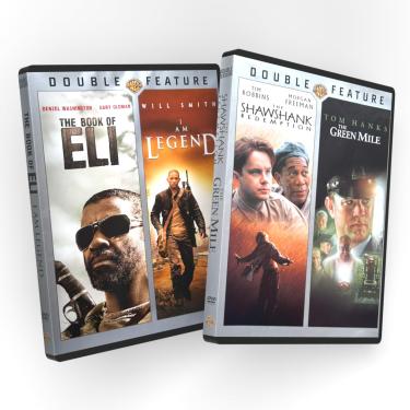 Imagem de Generic Coleção De Dvds Do Filme "4 Feats Of Faith": O Livro Eli / Eu Sou A Lenda: Redenção Shawshank E À Espera Um Milagre