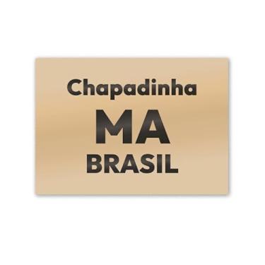 Imagem de Imã de Geladeira Chapadinha Maranhão MDF 8x5 para Viagem