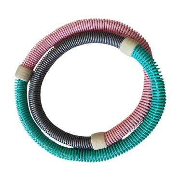 Imagem de Vaveren Argola de ginástica com peso, equipamento de ginástica para entretenimento na cintura, anéis de exercícios esportivos, argola de mola para crianças,