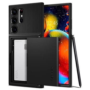 Imagem de Spigen Capa Slim Armor CS Projectada para Samsung Galaxy S23 Ultra (2023) - Black