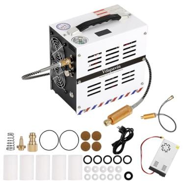 Imagem de Vdapavin Compressor De Ar Pcp, Parada Automática De 4500 Psi/30 Mpa, Sem Óleo/Água, Alimentado Por 1 Bateria De Íon De Lítio De 18 V (Não Incluída) Ou Ca Residencial De 110 V, Motor De Alta Velocida