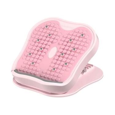 Imagem de Baoblaze Prancha inclinada profissional para pernas e panturrilhas, exercitador muscular, apoio para os pés ajustável, equilíbrio, fitness, pedal, cunha, Rosa