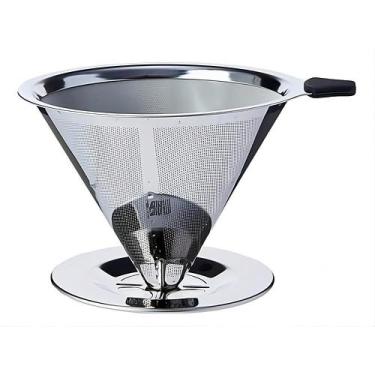 Imagem de Filtro De Café Coador Inox 103 Extra Grande Reutilizável - Generic - r