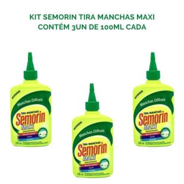 Imagem de Kit Frasco Semorin Maxi Tira Manchas Difíceis Pré Lavagem
