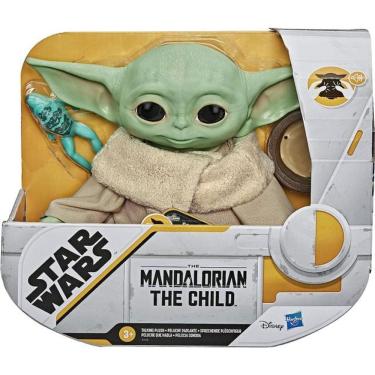 Imagem de Star Wars The Child Baby Yoda Pelúcia Que Fala Hasbro F1115