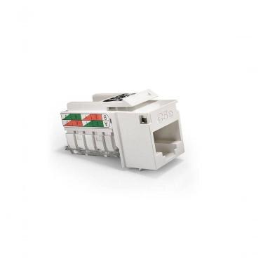 Imagem de Conector Femea Keystone Rj45 Cat.5e T568a-b Branco 35050423