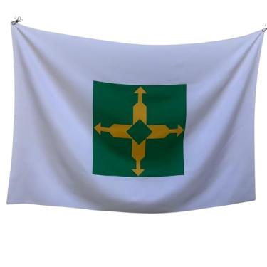 Imagem de Bandeira Decorativa do Distrito Federal em Tecido Oxford Sublimado a Laser Face Única 1x1,5m