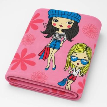 Imagem de Manta Cobertor Em Microfibra 180x200cm Toque Aveludado Estampada Solteiro King 1 Peça | ADMIRARE (DOLL)