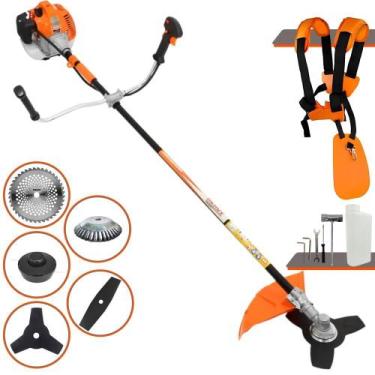 Imagem de Roçadeira À Gasolina Vulcan VR520H 52cc 2,5HP de Potência Alta Rotação