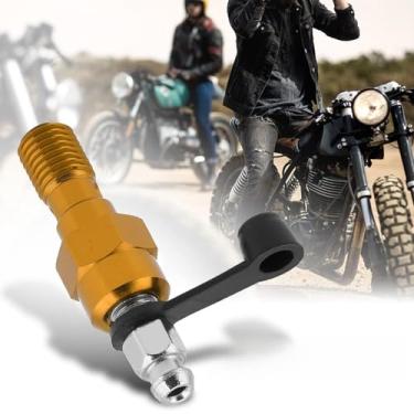 Imagem de Tampa contra Poeira do Parafuso de Sangramento da Pinça de Freio da Motocicleta M10x1.0mm Adequada para Diversas Aplicações (Ouro)