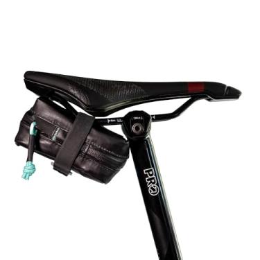 Imagem de ORUCASE Bolsa de selim HC – Bolsa de selim de ciclismo resistente à água com design de concha e organização interna – Capa de TPU reciclada, zíper YKK AquaGuard – SB25 (63 cm cúbicos) Tamanho para