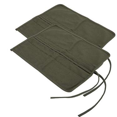 Imagem de YOUTHINK Pincel de Lona para Pintura, 2 Peças, Suporte para Pincel de Pintura Em Tela, Saco de Armazenamento Durável Com 22 Espaços para Pincéis de a óleo Em Aquarela, Materiais de Arte