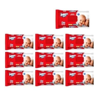 Imagem de Lenço Umedecidos My Mimos Care Caixa Kit 10 Unidade - 1200 Toalhas umidecidas