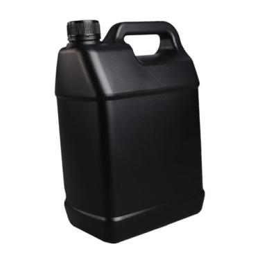 Imagem de Vaveren Recipiente de jarra de plástico de 1 galão, garrafa, jarra de água, recipiente de líquido para bebidas, acampamento, uso doméstico, Preto