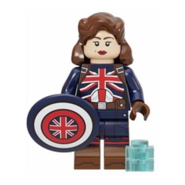 Imagem de Boneco Blocos De Montar Peggy Carter Capitão América