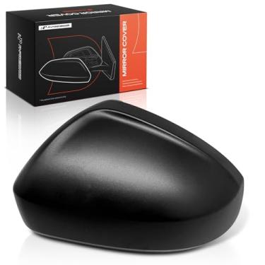 Imagem de A-Premium Tampa do espelho retrovisor do lado do motorista - compatível com Volkswagen Taos 2022 2023 2024 - preto texturizado, sem furo de seta