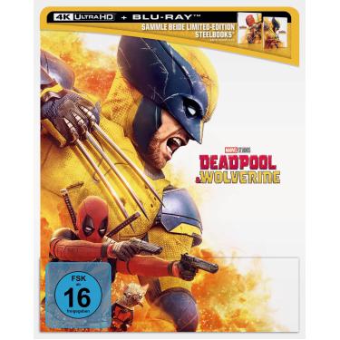 Imagem de Deadpool & Wolverine UHD BD (Lim. Steelbook 'Wolverine')