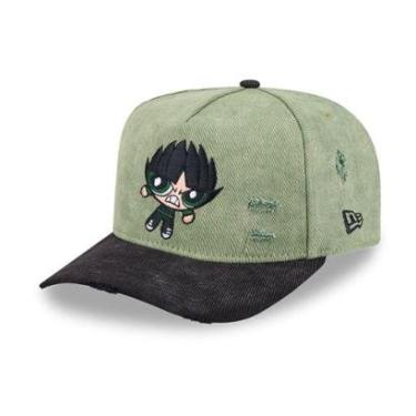 Imagem de BONE NEW ERA 9FIFTY A-FRAME WB POWERPUFF GIRLS VERDE-Masculino