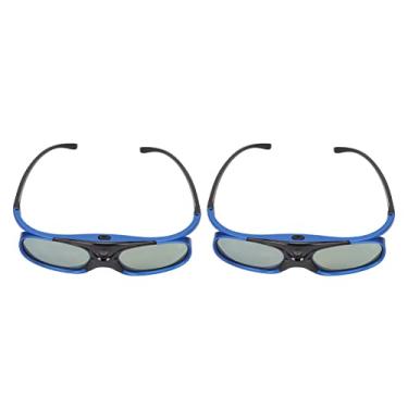 Imagem de Generic Óculos 3D DLP Link de 144 Hz Óculos de Obturador Ativo de Alta Definição para 2 Pack