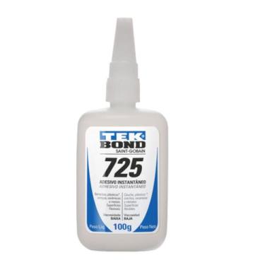 Imagem de Kit 2 Cola Adesivo Instantânio 725 Tek Bond - TEKBOND, 100g