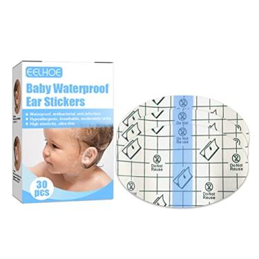 Imagem de Generic 30 Pacotes/caixa Adesivos de Ouvido à Prova D'água para Bebês Protetores de Ouvido de Filme PU Suave para Esportes Aquáticos (930 unidades/caixa)