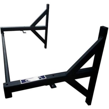 Imagem de LMJYU Rack de agachamento esportivo e fitness, dobrável, montado, na parede, masculino, multifuncional, suporte de haltere, suporte de fitness para casa, economia de espaço, suportes de peso sólidos e