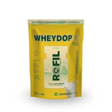 Imagem de Whey Protein Wheydop X Sabor Leite em Pó Refil 900g Proteína Concentrada/Isolada Suplemento Alimentar em Pó elementoPuro