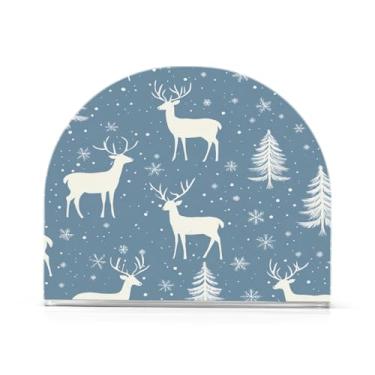 Imagem de Porta-guardanapos de veado de Natal para mesas - Porta-guardanapos para cozinha, porta-guardanapos de mesa, porta-guardanapos de coquetel, porta-guardanapos de papel283