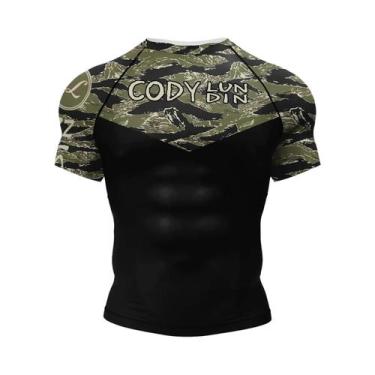 Imagem de Camiseta De Verão Masculina Para Grappling Cody Lundin Sublimação BJJ 