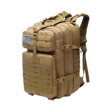 Imagem de Mochila Tática Grande De Nylon Impermeável 30L 50L Para Trekking, Pesc