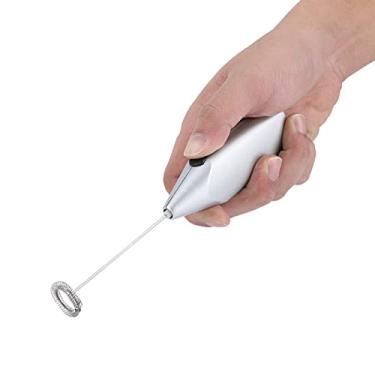 Imagem de Batedor de Ovos Elétrico Portátil para Casa Leite Antiaderente Fácil Limpar com Botão Simples Liga Desliga Rapido e Prático Quebra Espumagem Cappuccin