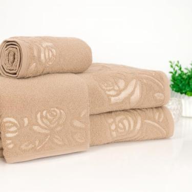 Imagem de Toalha de Banho Algodão Super Absorvente Grande 150x75cm (ROSA)