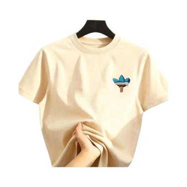 Imagem de Camiseta Unissex De Algodão Puro Com Estampa De Desenho Animado Estilo