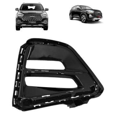 Imagem de MOLDURA FAROL DE MILHA TIGGO 5X PRO SPORT TURBO 2023 2024 PRETA LADO DIREITO - 602001267AA