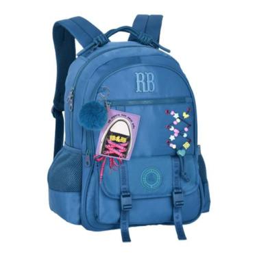 Imagem de Mochila de Costas Rebecca Bonbon Escolar Juvenil - Clio Style, Azul
