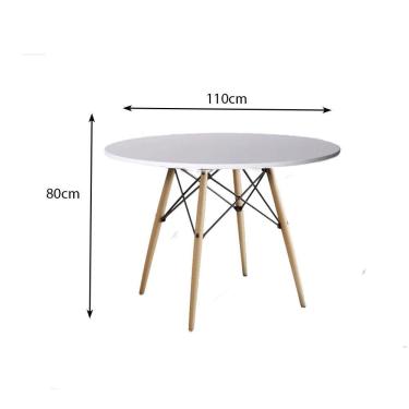 Imagem de Mesa Dkr 110 Cm Branco