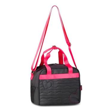 Imagem de Lancheira Térmica Infantil Escolar 15L Preta Com Alça - Shop Mix