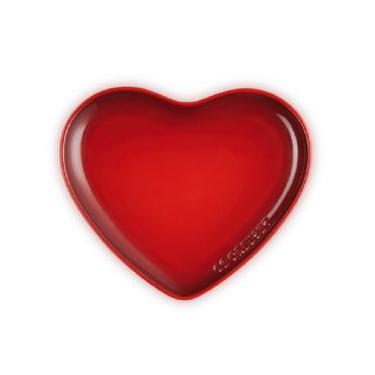 Imagem de PRATO CORACAO LE CREUSET SPHERE 23CM EM CERÂMICA VERMELHO 80255230600099