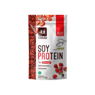 Imagem de Kit 2X: Soy Protein Morango Vegana Rakkau 600g