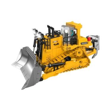 Imagem de Brinquedo De Controle Remoto Para Meninos, Bulldozer De Metal, Veículo