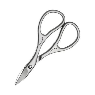 Imagem de Tesoura Profissional Multiuso Com Lâmina Curva Para Corte De Unhas, So