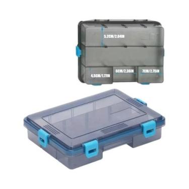 Imagem de Caixa De Equipamentos De Pesca À Prova d'Água Durável Transparente Com