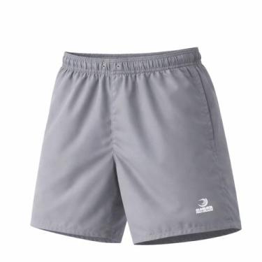 Imagem de Short Masculino Cinza Treino Corrida Academia Beach Tennis Summer Pro 