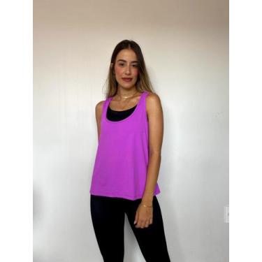 Imagem de Regata Fit Purple - Mimo de Renda