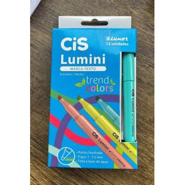 Imagem de Marca Texto Lumini Trend Colors - 12 Unidades - Turquesa - CIS